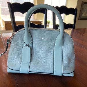 Blue coach bag